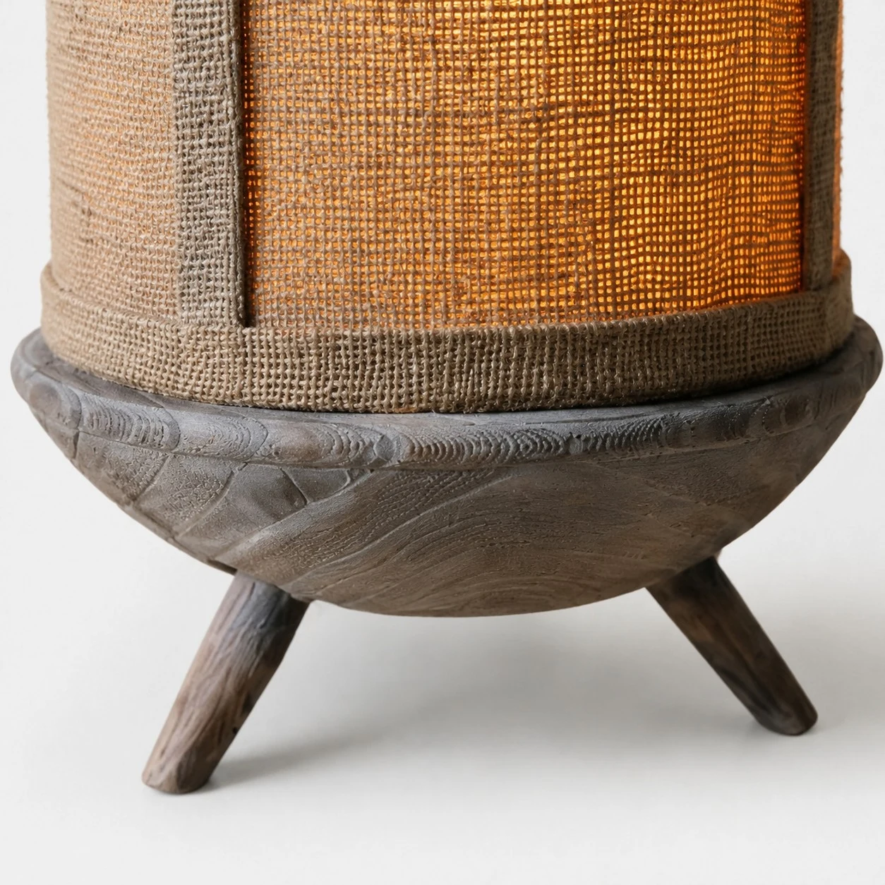 Gray pressed pleat shade close-up