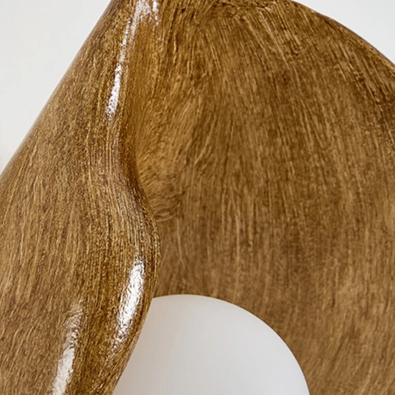 large resin wall sconce detail 2