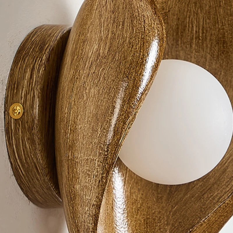 large resin wall sconce detail 3