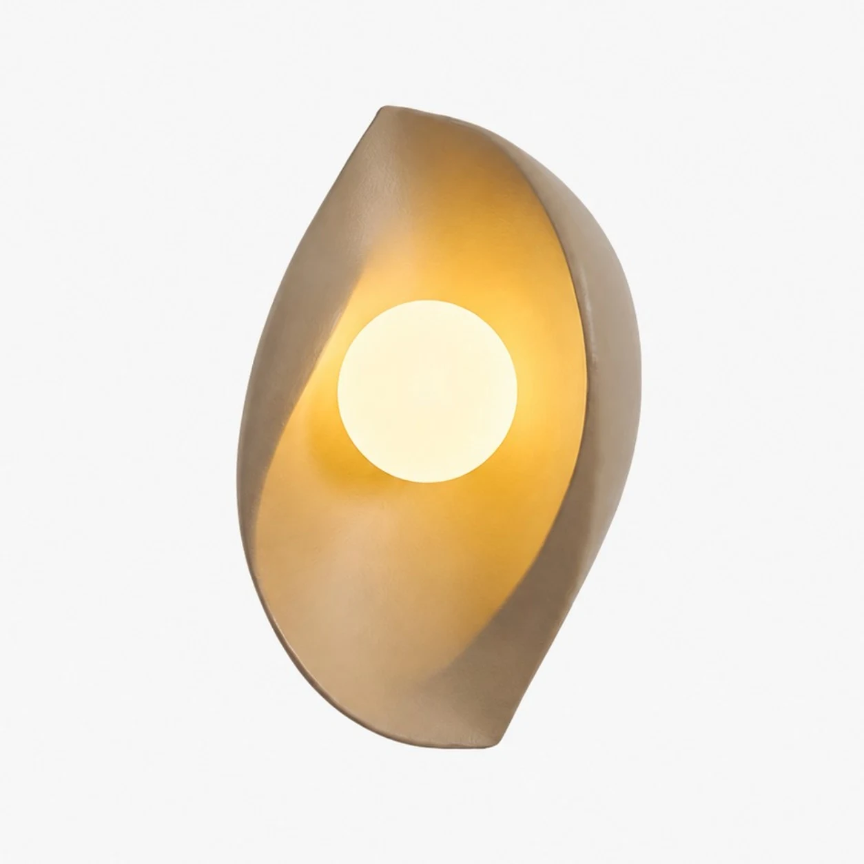 Brown Clay wall sconce finish
