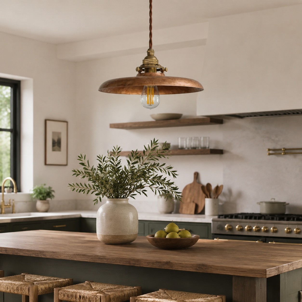 country kitchen pendant fixture