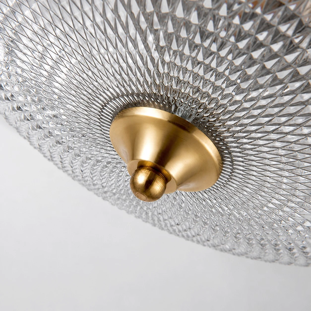 Glass shade detail