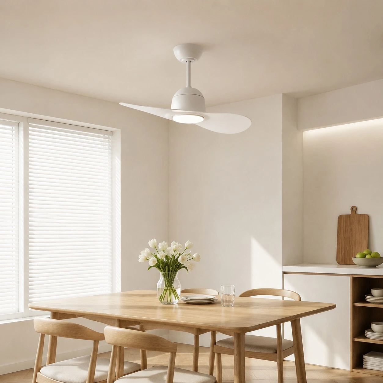 A quiet ceiling statement for layered rooms