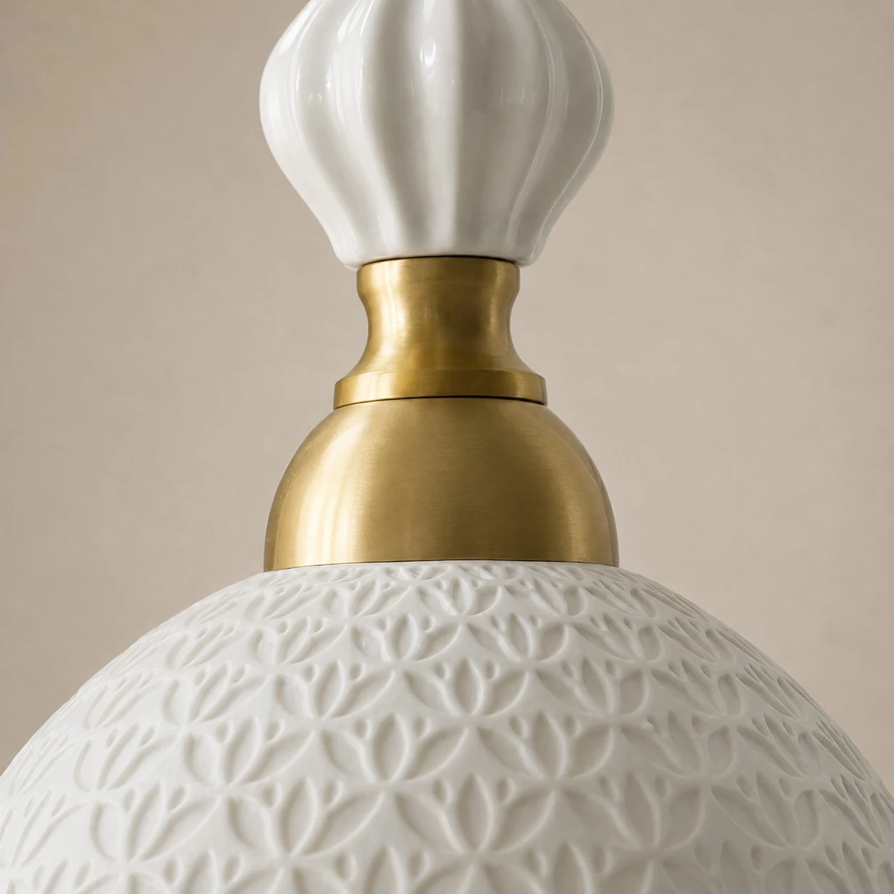 Copper-plated metal and ceramic fitting