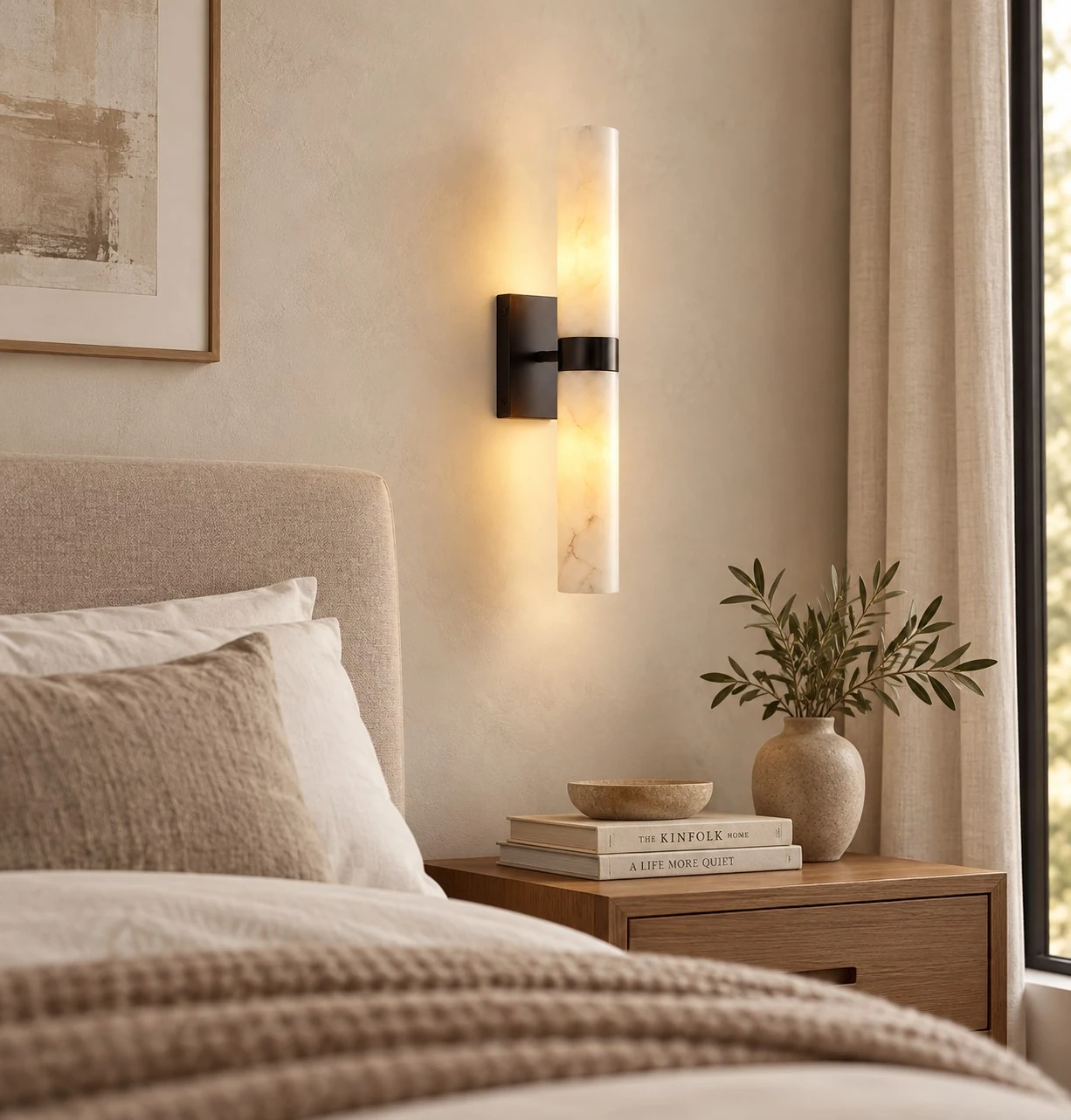 Marcellus wall sconce in a living space