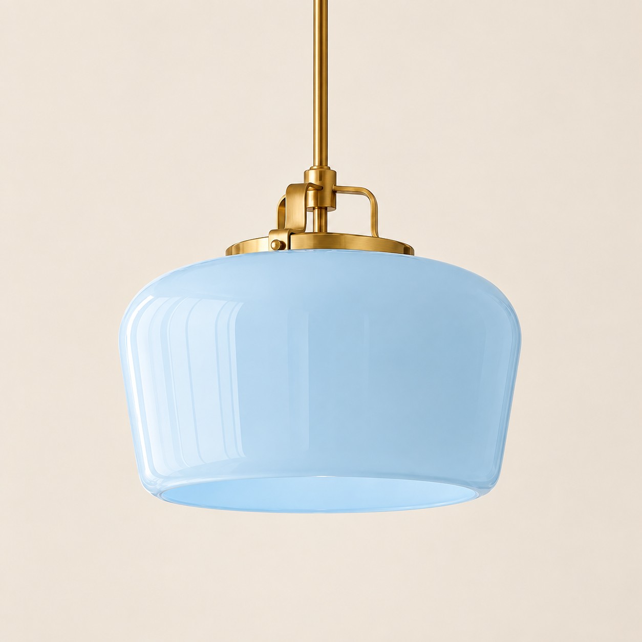 Nella drum pendant, Blue